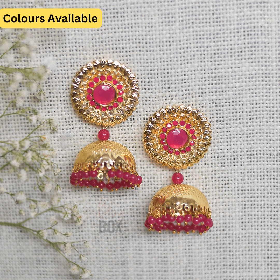 Circular jhumkas discount
