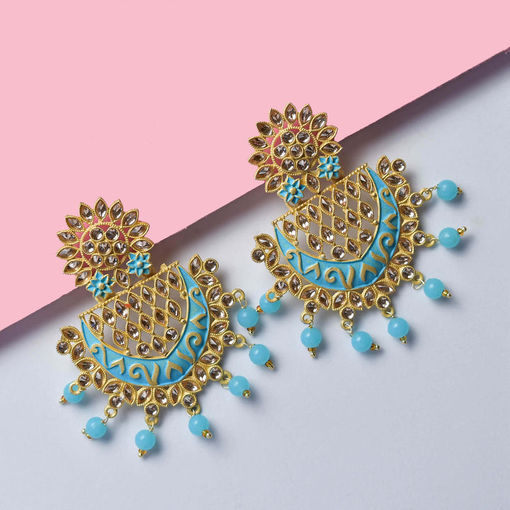Embellished Circular Earrings