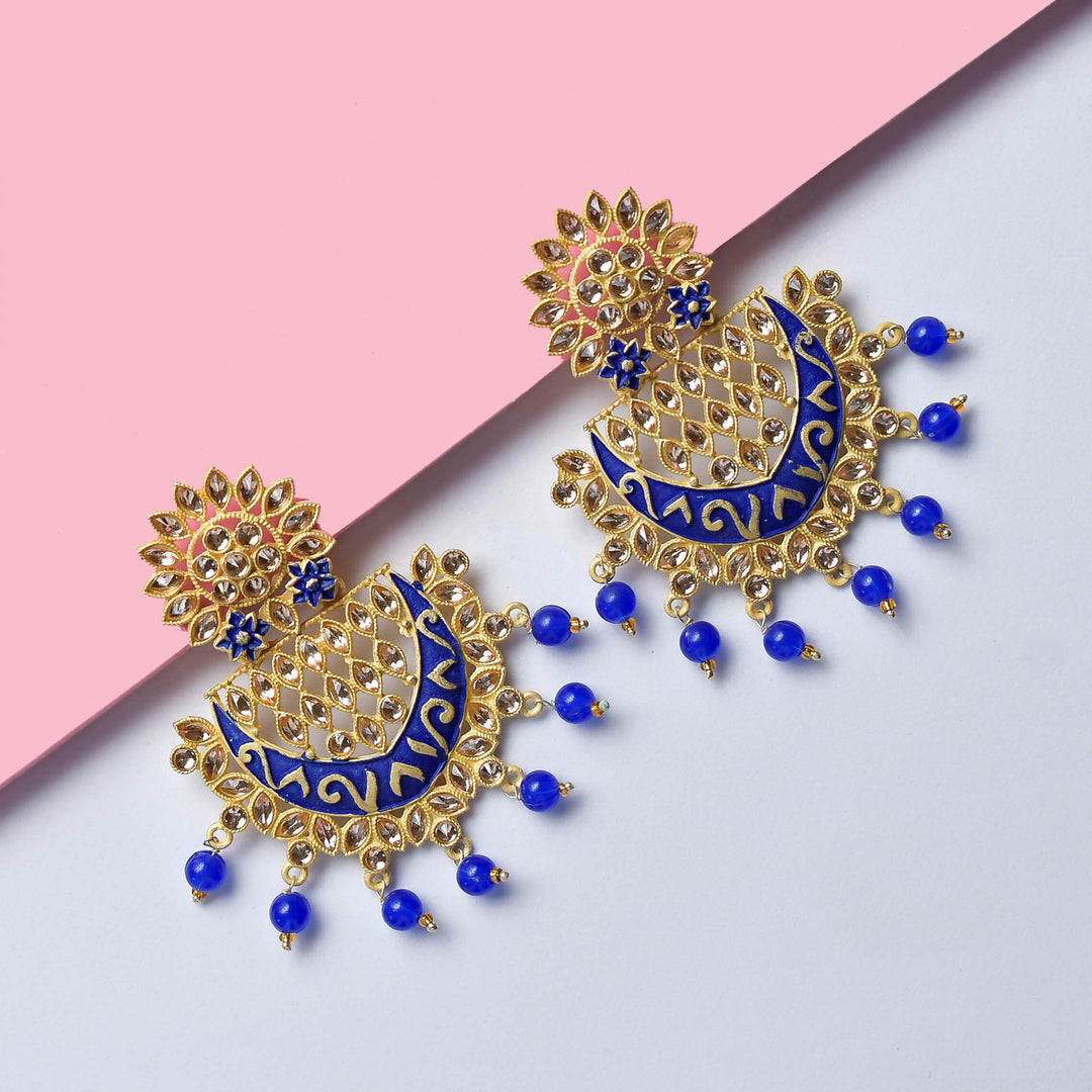 Embellished Circular Earrings
