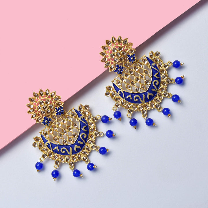 Embellished Circular Earrings