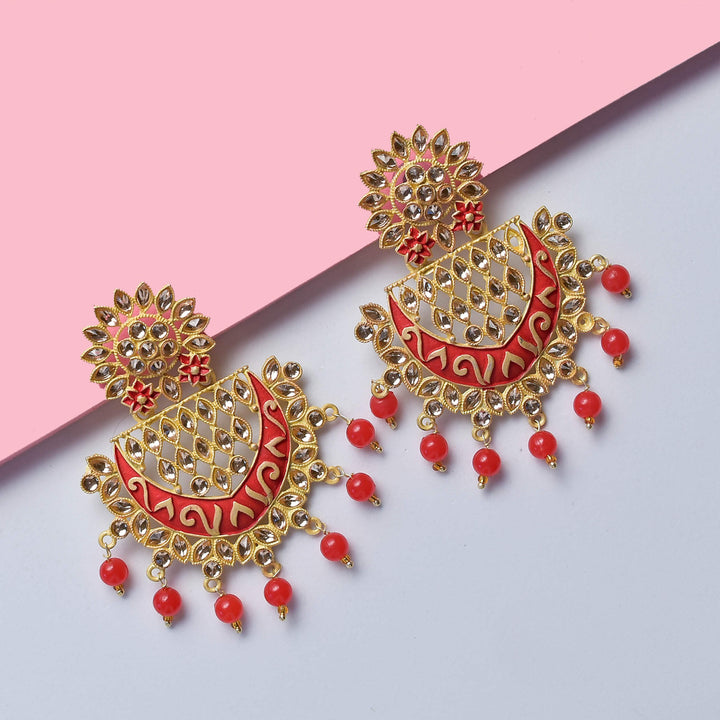 Embellished Circular Earrings