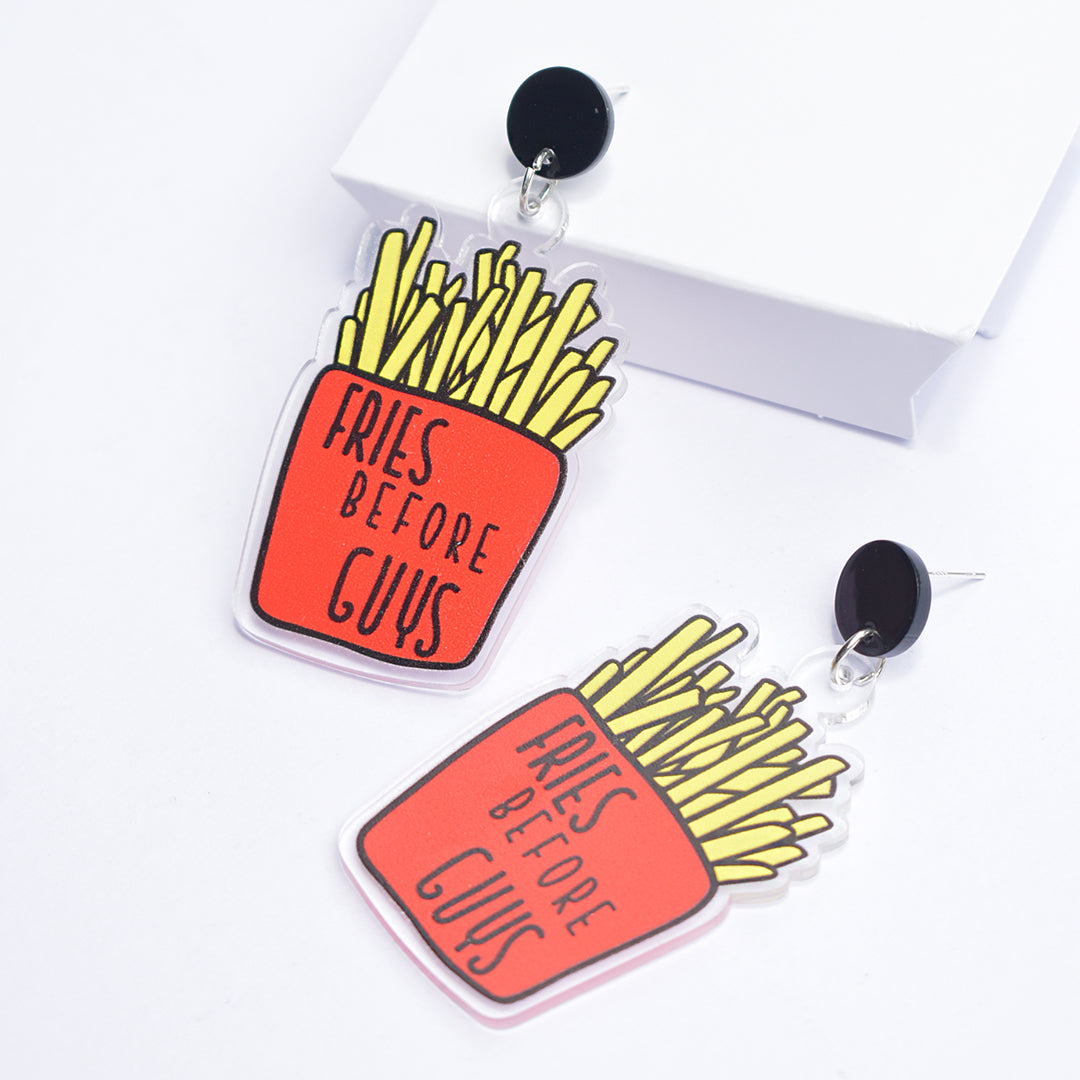 Fries Before Guys Earrings