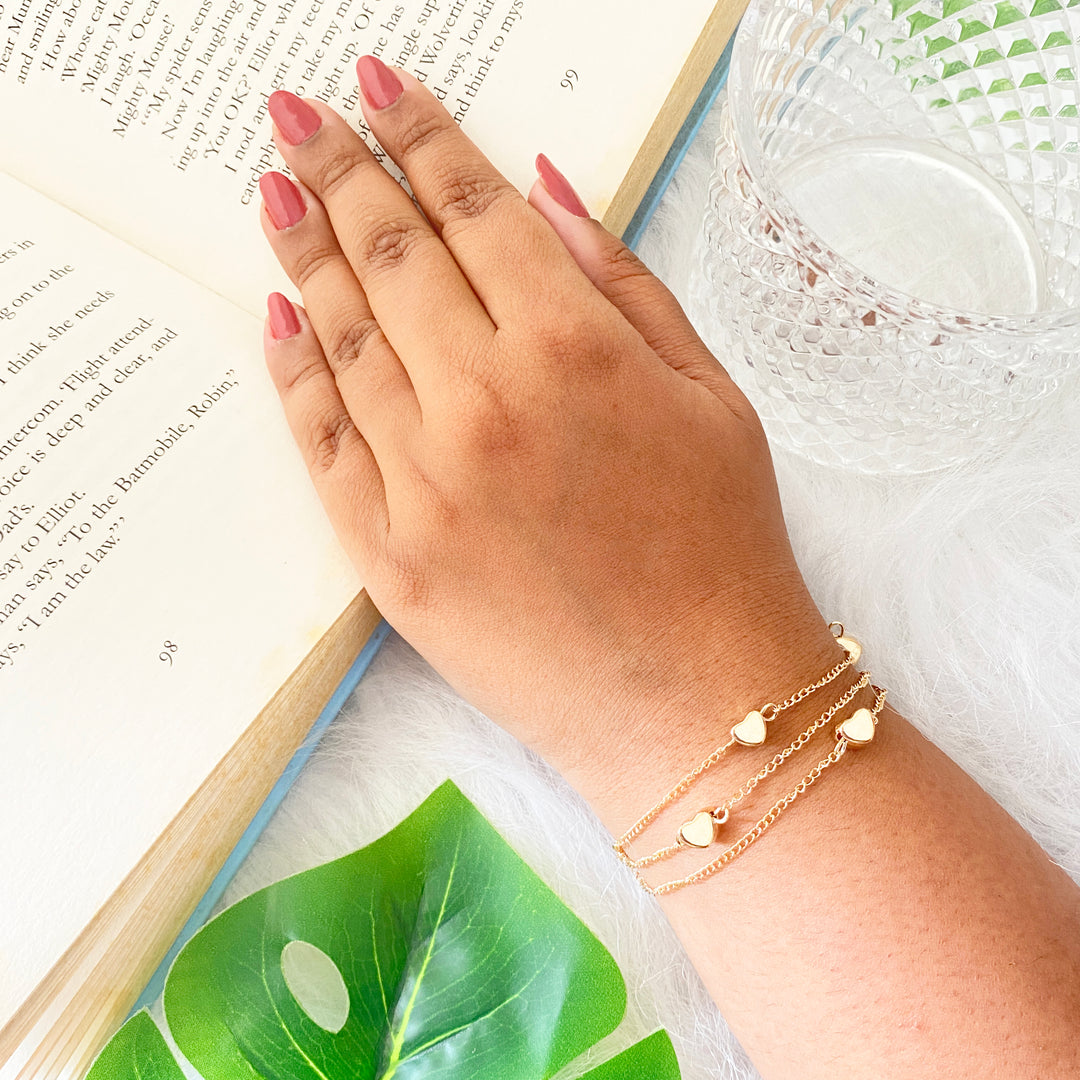 Little Heart Layered Bracelet