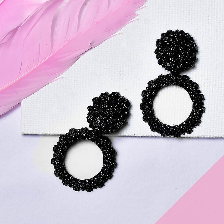Casual Hoop Drop Earrings