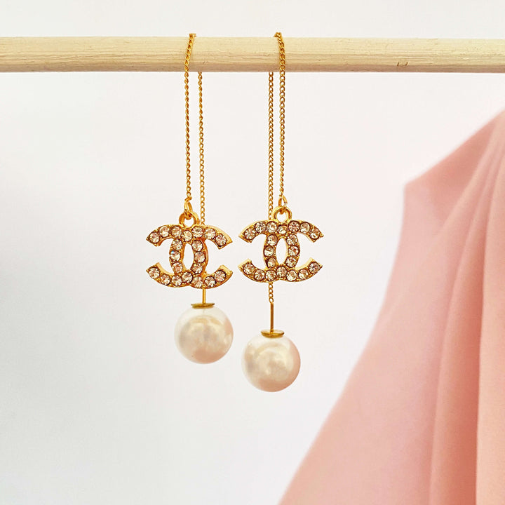 Sui Dhaga Earrings- C Shaped