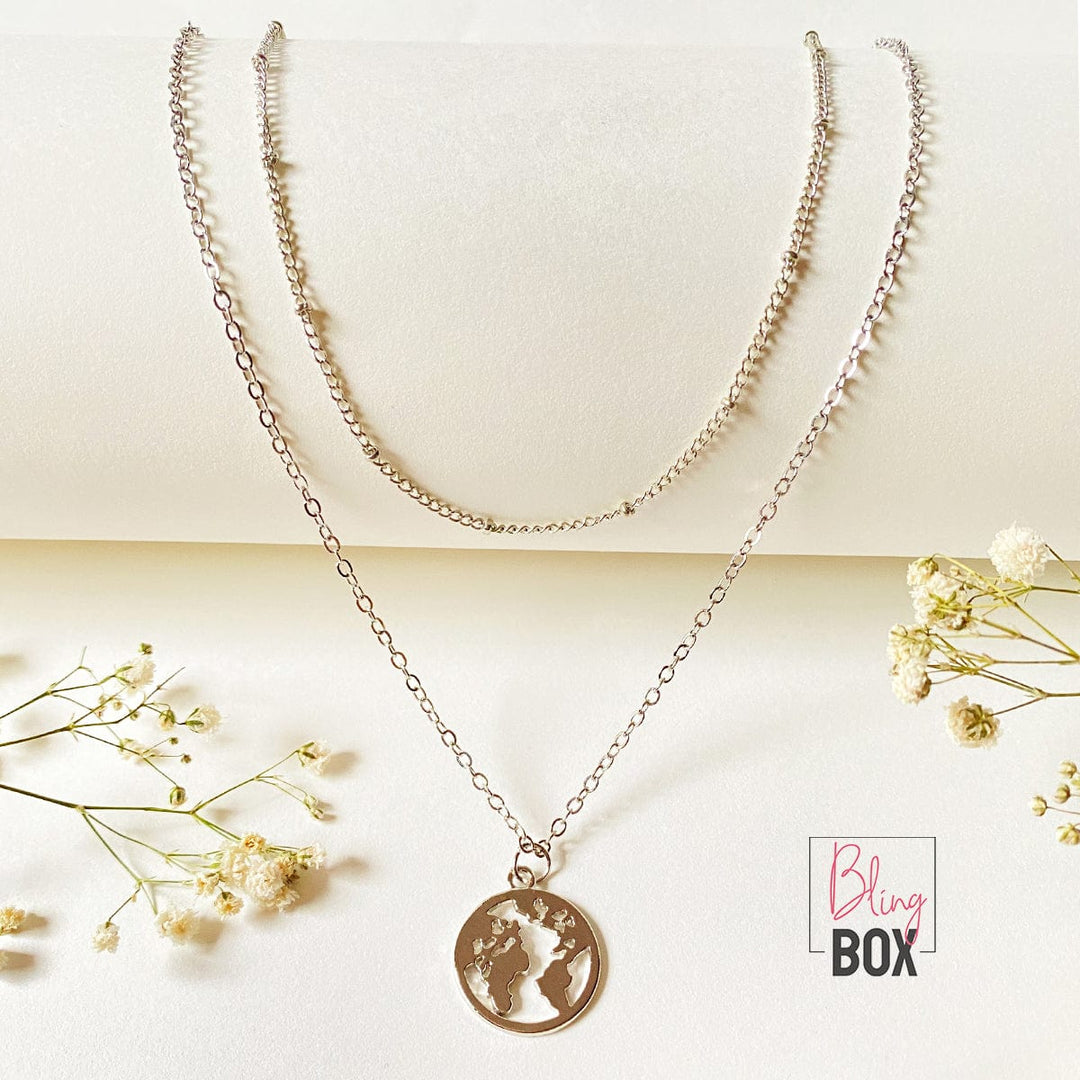 Bling Box Jewellery Around the world Layered Necklace Jewellery