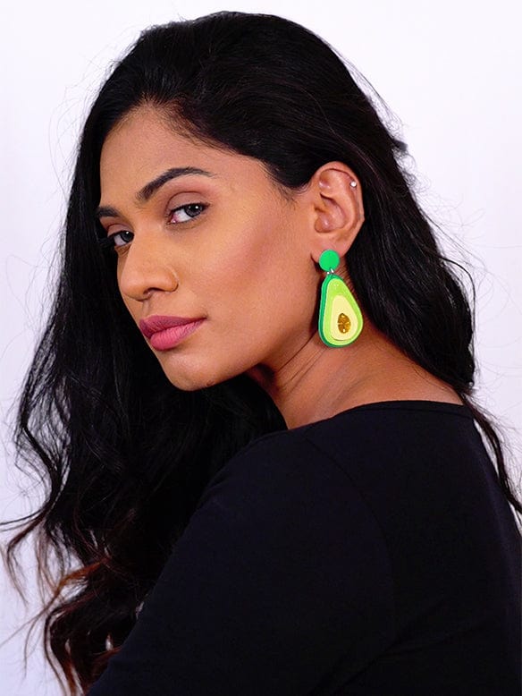 Bling Box Jewellery Avocado Earrings Jewellery