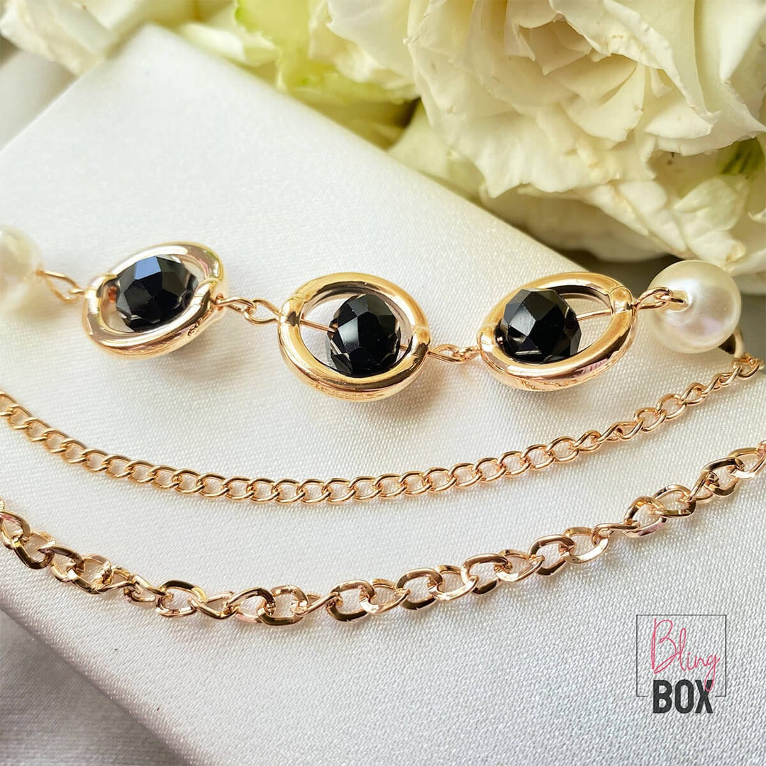 Bling Box Jewellery Beaded Layered Bracelet Jewellery