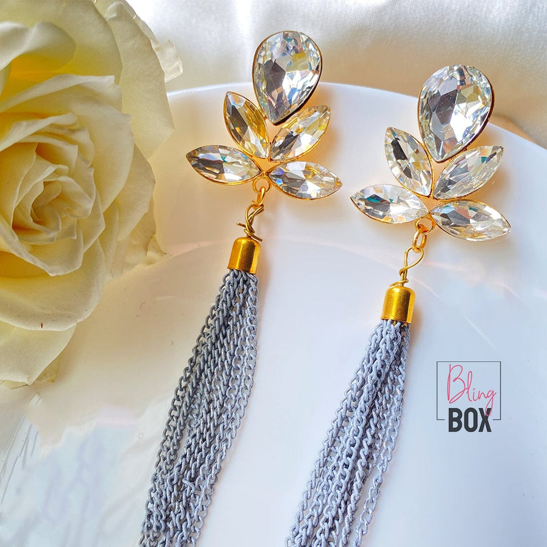 Bling Box Jewellery Bling Tassel Earrings Jewellery