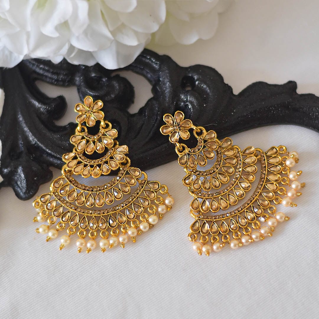 Bling Box Jewellery Cascading Gold Earrings Jewellery 