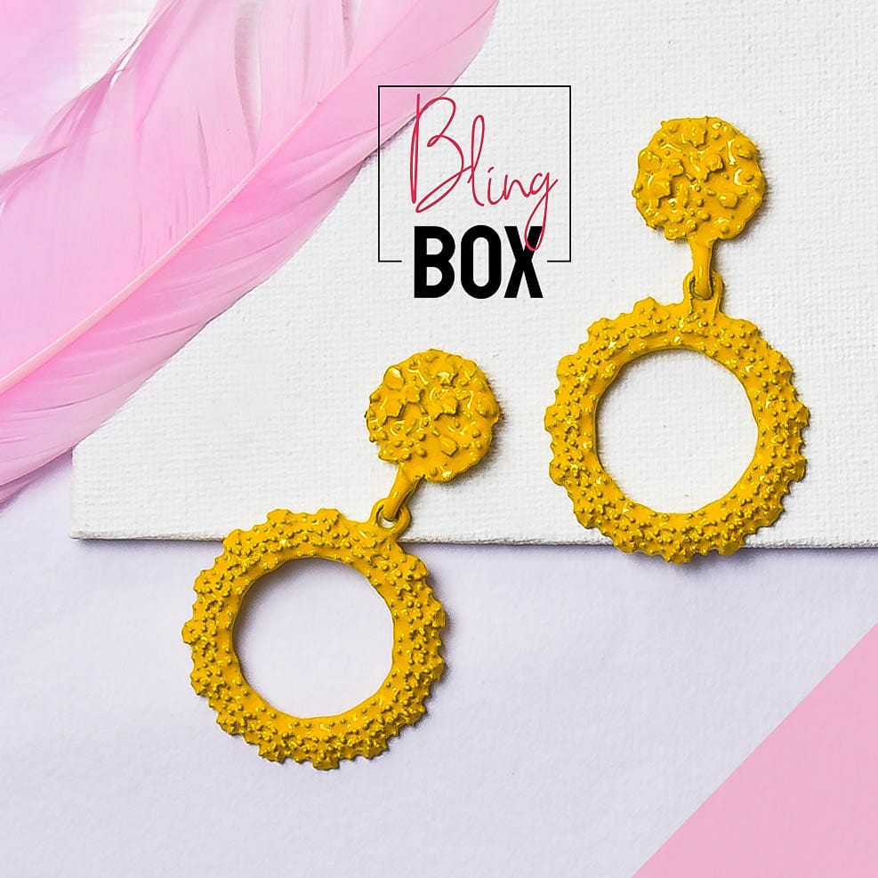 Bling Box Jewellery Casual Hoop Drop Earrings Jewellery