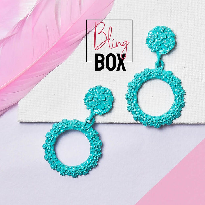 Bling Box Jewellery Casual Hoop Drop Earrings Jewellery