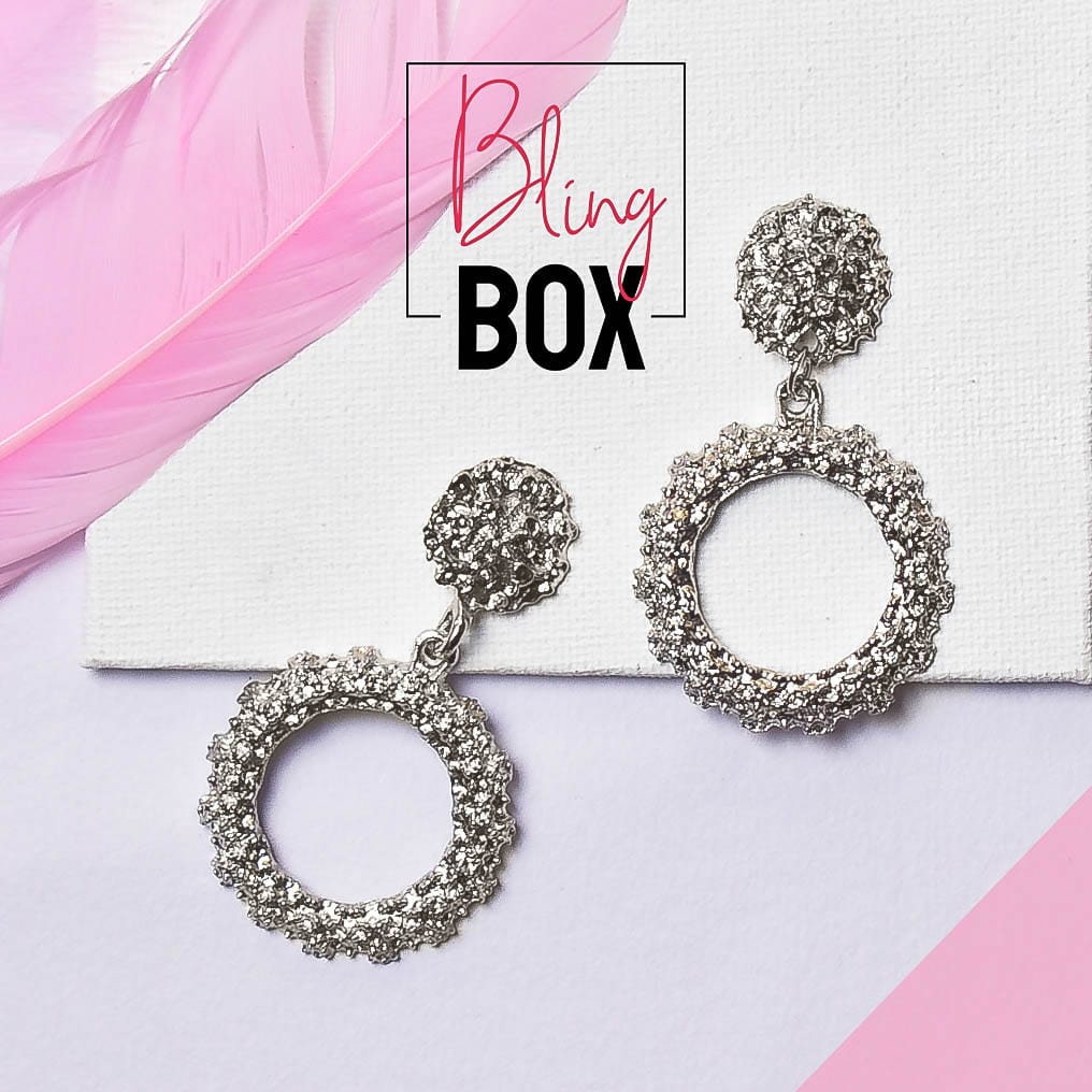 Bling Box Jewellery Casual Hoop Drop Earrings Jewellery 