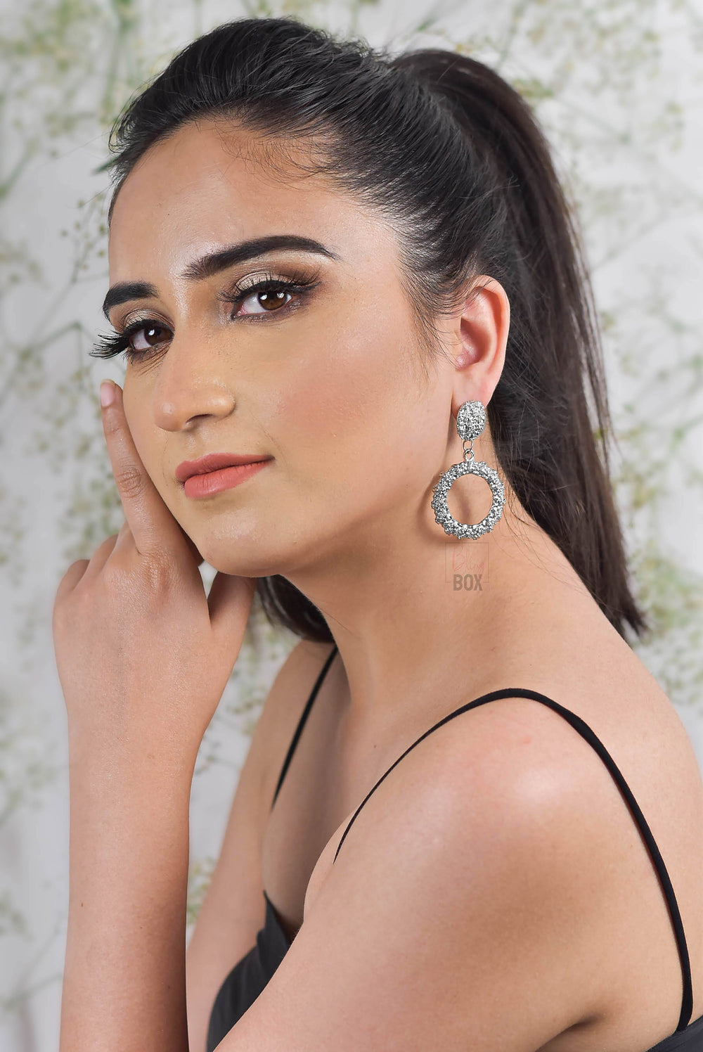 Bling Box Jewellery Casual Hoop Drop Earrings Jewellery
