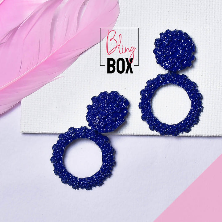Bling Box Jewellery Casual Hoop Drop Earrings Jewellery
