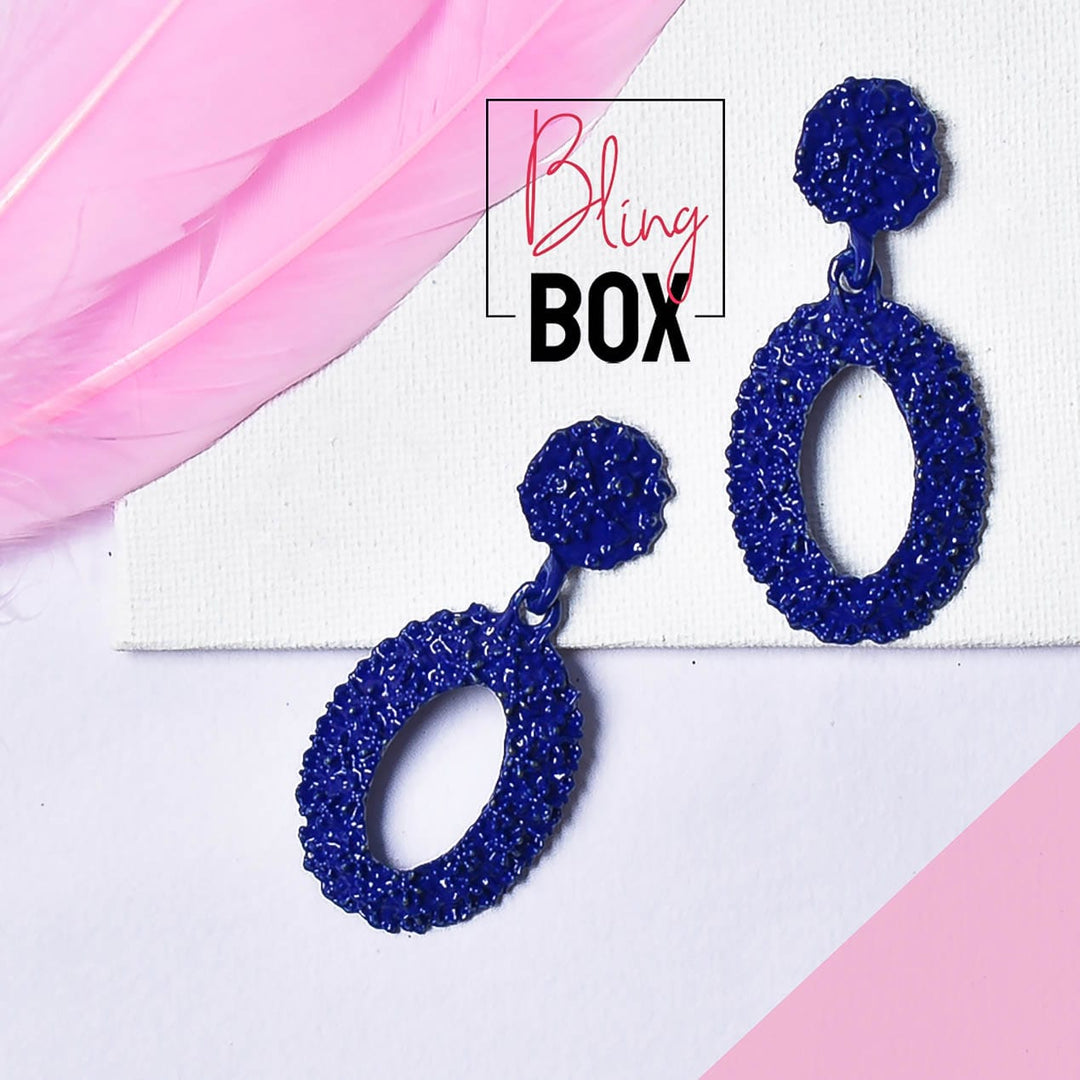 Bling Box Jewellery Casual Oval Drop Earrings Jewellery 