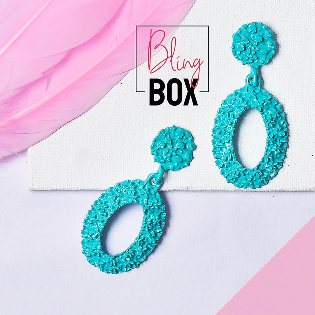 Bling Box Jewellery Casual Oval Drop Earrings Jewellery