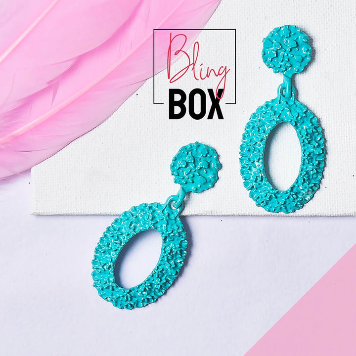 Bling Box Jewellery Casual Oval Drop Earrings Jewellery
