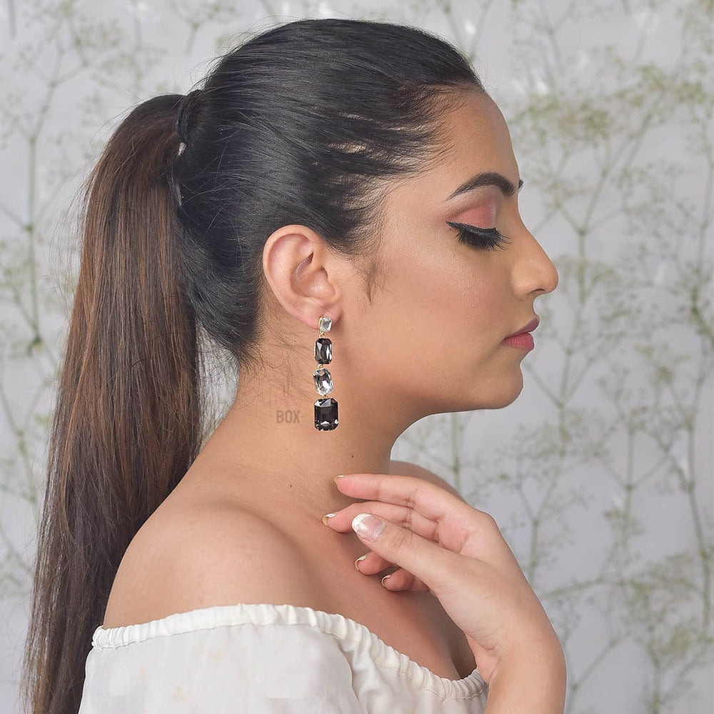 Bling Box Jewellery Chess Drop Earrings Jewellery