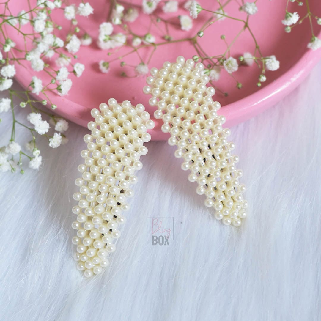 Bling Box Jewellery Classic Pearl Hair Clips Jewellery