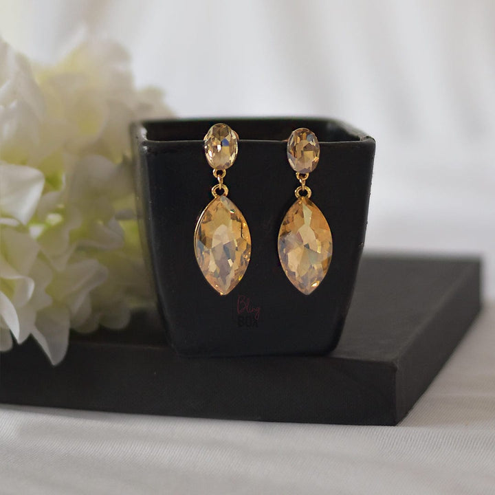 Bling Box Jewellery Crystal Dew Drop Earrings Jewellery