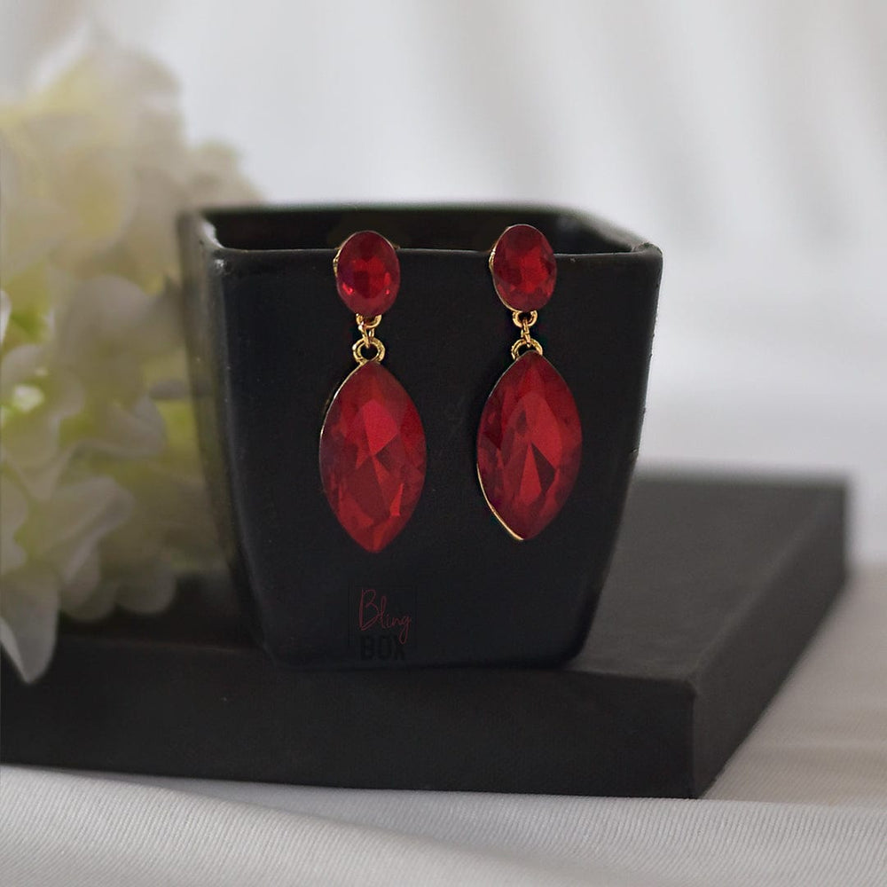 Bling Box Jewellery Crystal Dew Drop Earrings Jewellery