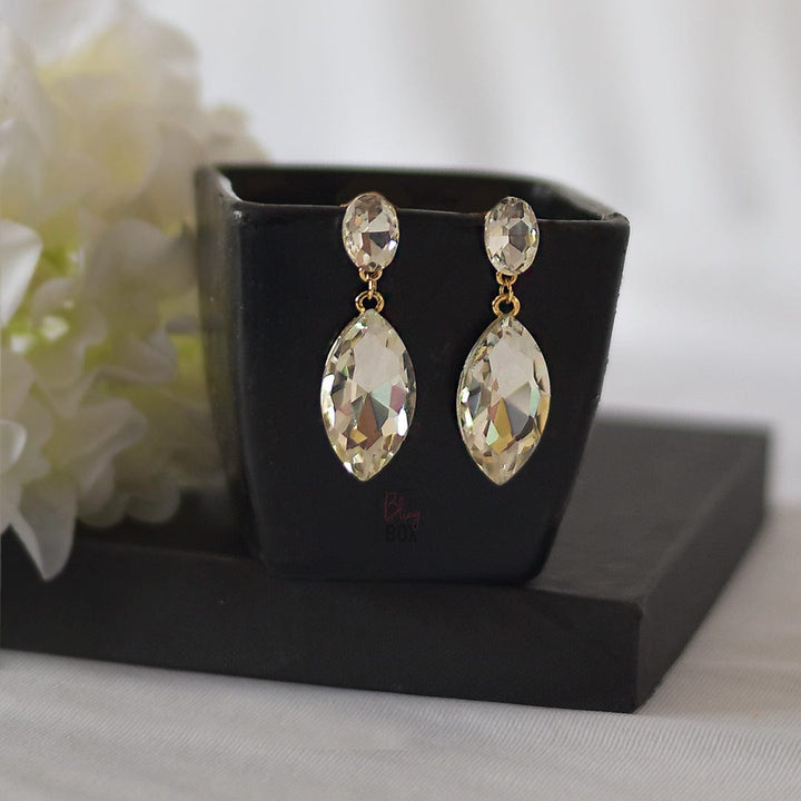 Bling Box Jewellery Crystal Dew Drop Earrings Jewellery