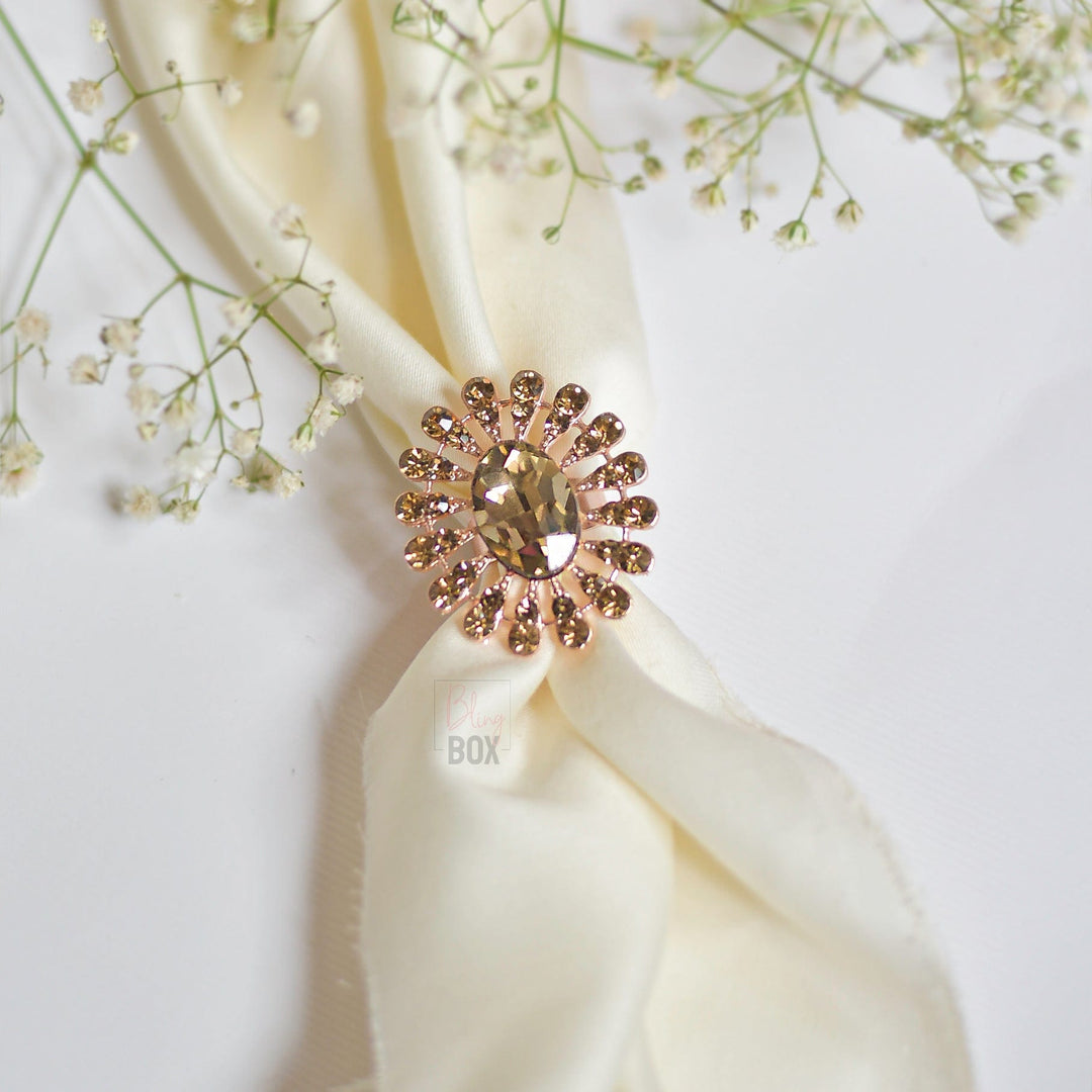 Bling Box Jewellery Dazzling Sun Statement Ring Jewellery