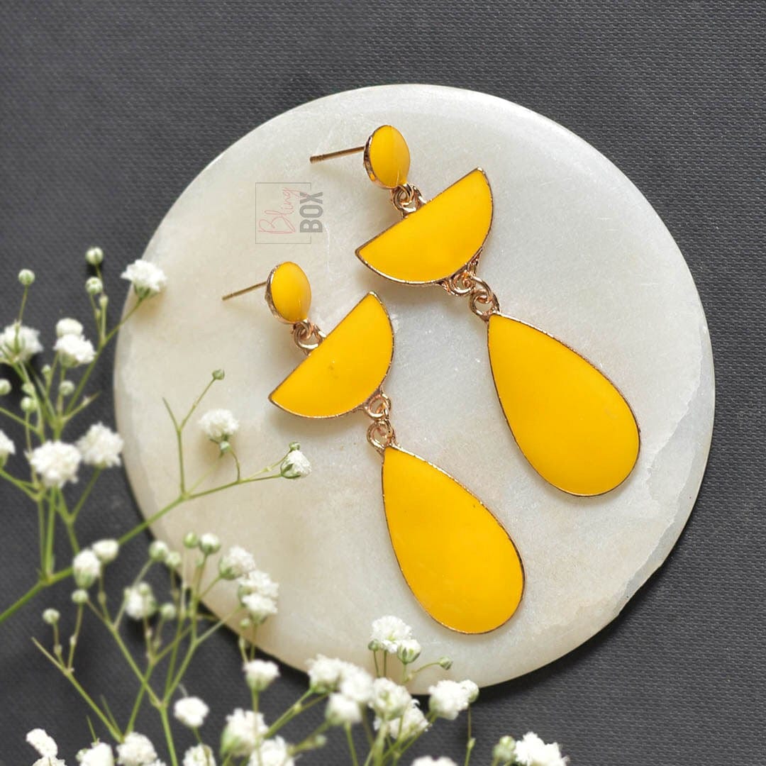 Bling Box Jewellery Dewdrop Enamel Earrings Jewellery