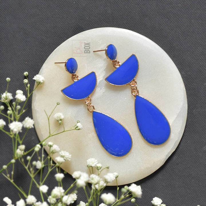 Bling Box Jewellery Dewdrop Enamel Earrings Jewellery