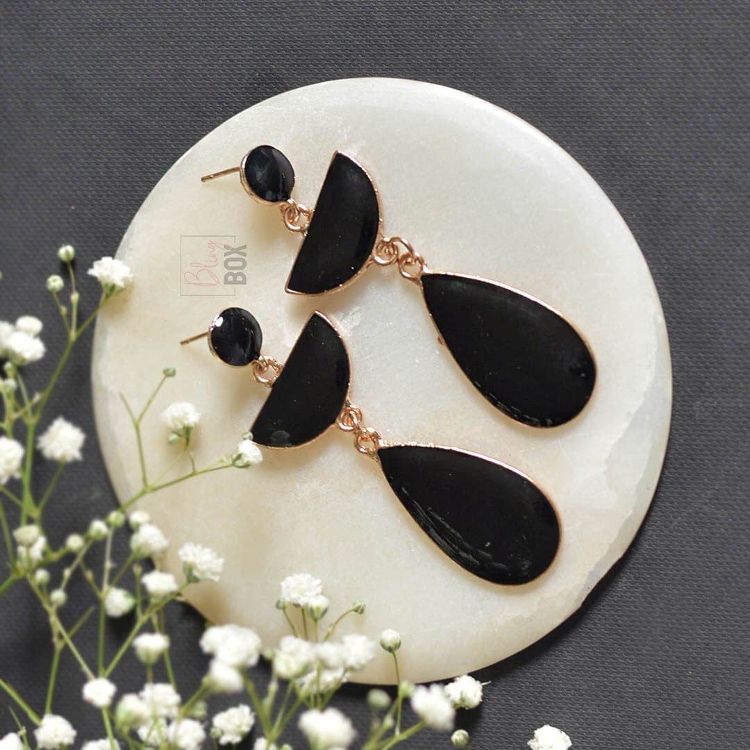 Bling Box Jewellery Dewdrop Enamel Earrings Jewellery