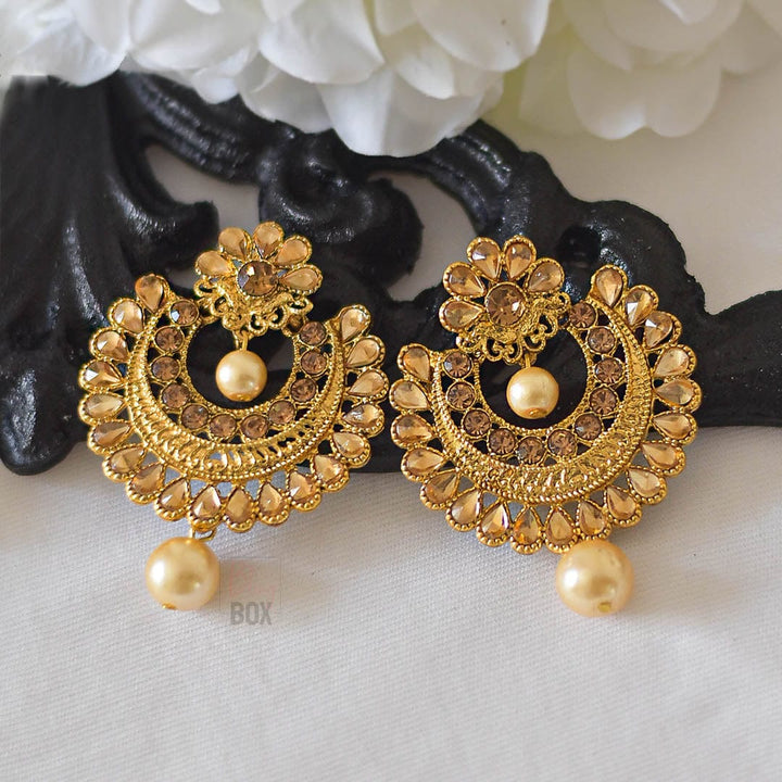 Bling Box Jewellery Elegant Chandbali Earrings Jewellery