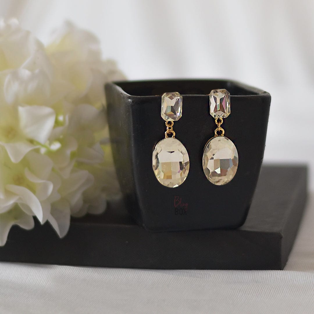 Bling Box Jewellery Elegant Crystal Drop Earrings Jewellery