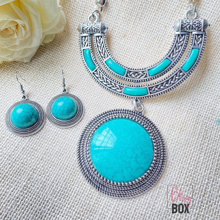 Bling Box Jewellery Ethnic Oxidized Statement Set Jewellery