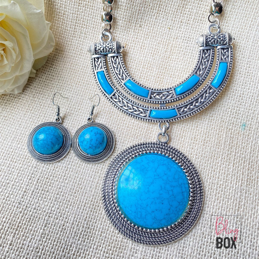 Bling Box Jewellery Ethnic Oxidized Statement Set Jewellery