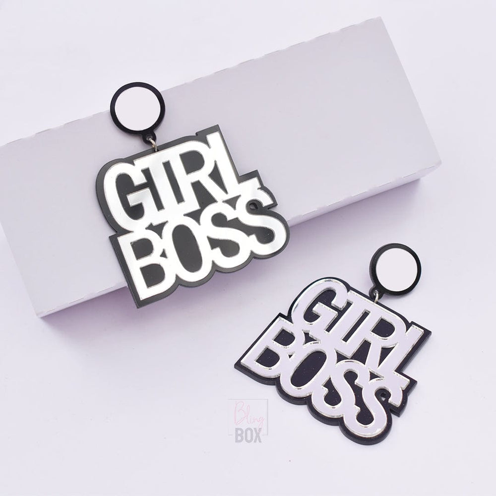 Bling Box Jewellery Girl Boss Earrings Jewellery