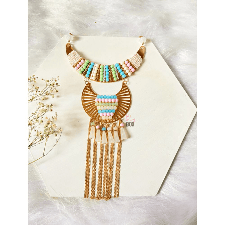 Bling Box Jewellery Gorgeous Gold Boho Necklace Jewellery