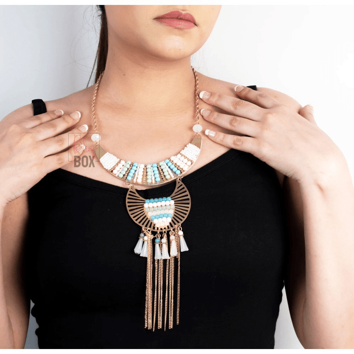 Bling Box Jewellery Gorgeous Gold Boho Necklace Jewellery