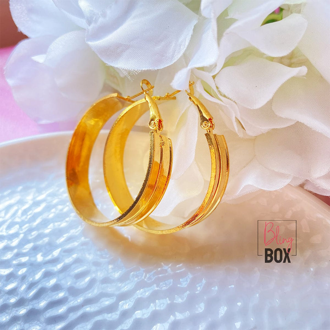 Bling Box Jewellery Gorgeous Gold Hoops Jewellery