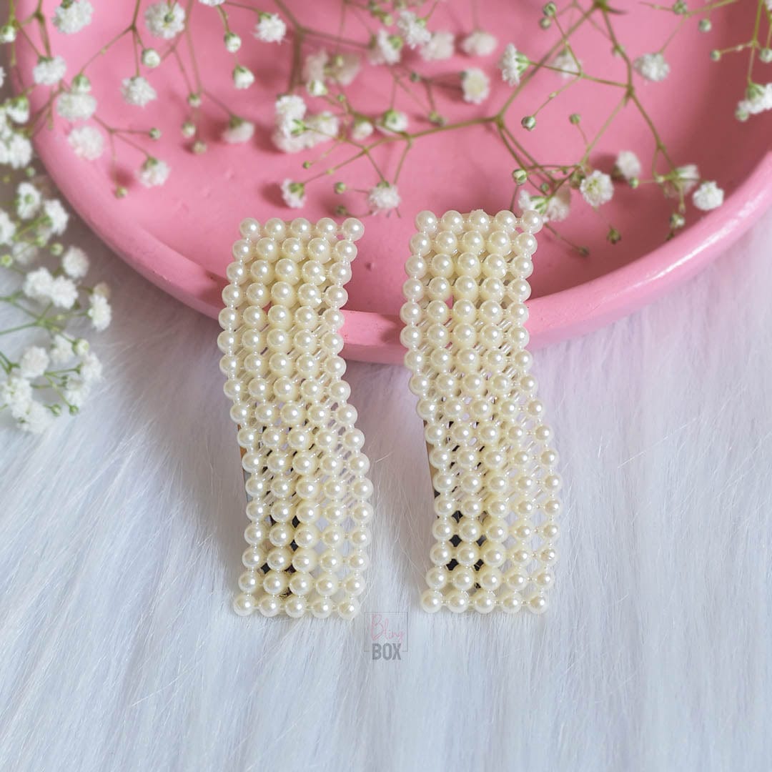 Bling Box Jewellery Gorgeous Pearl Hair Clips Jewellery