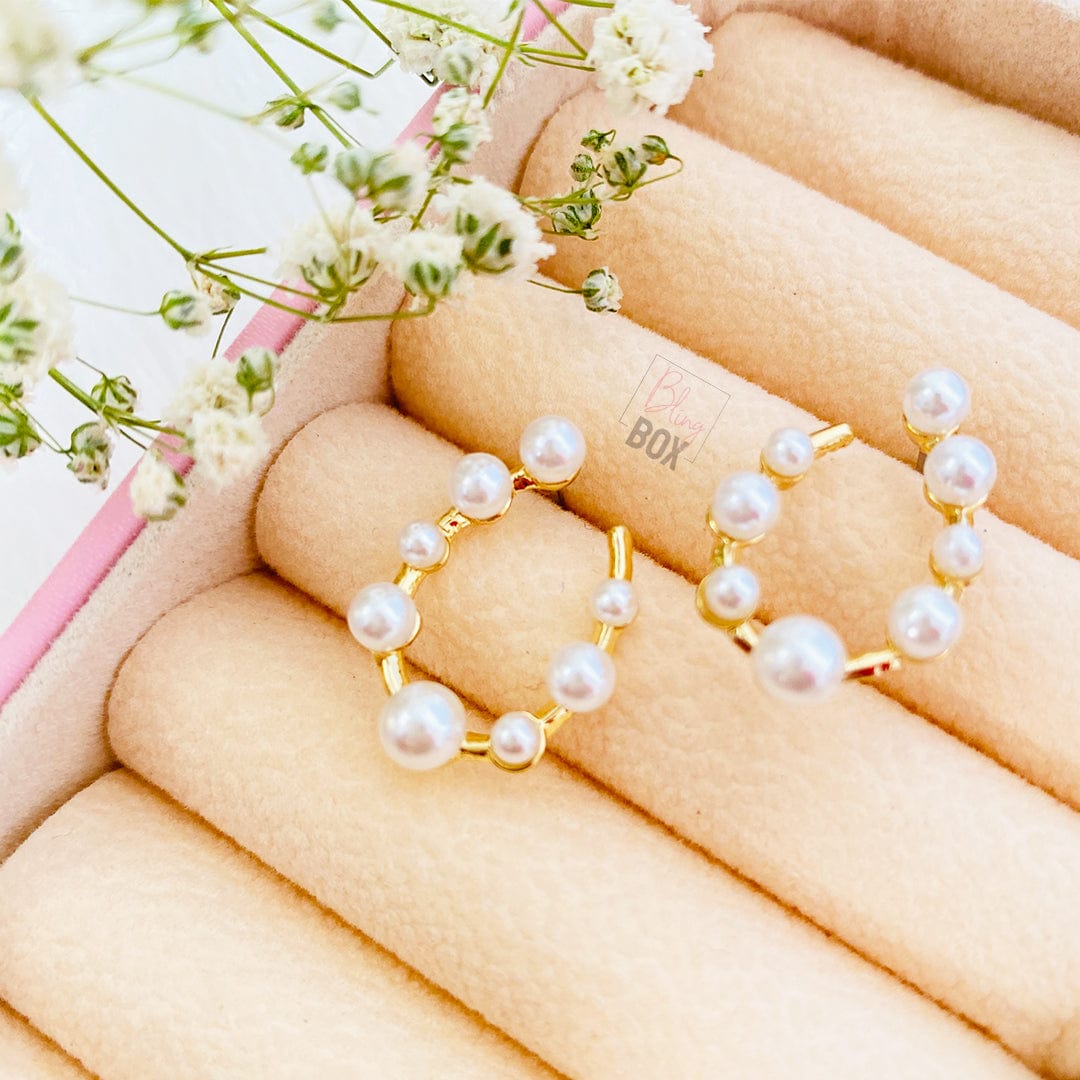Bling Box Modern Pearl Earrings Jewellery