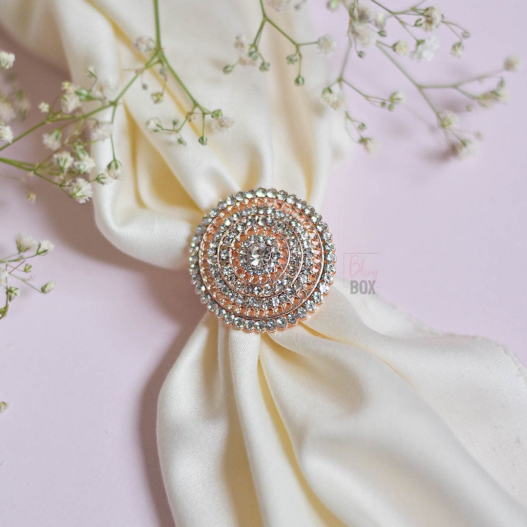 Bling Box Jewellery Party Circular Diamond Ring Jewellery
