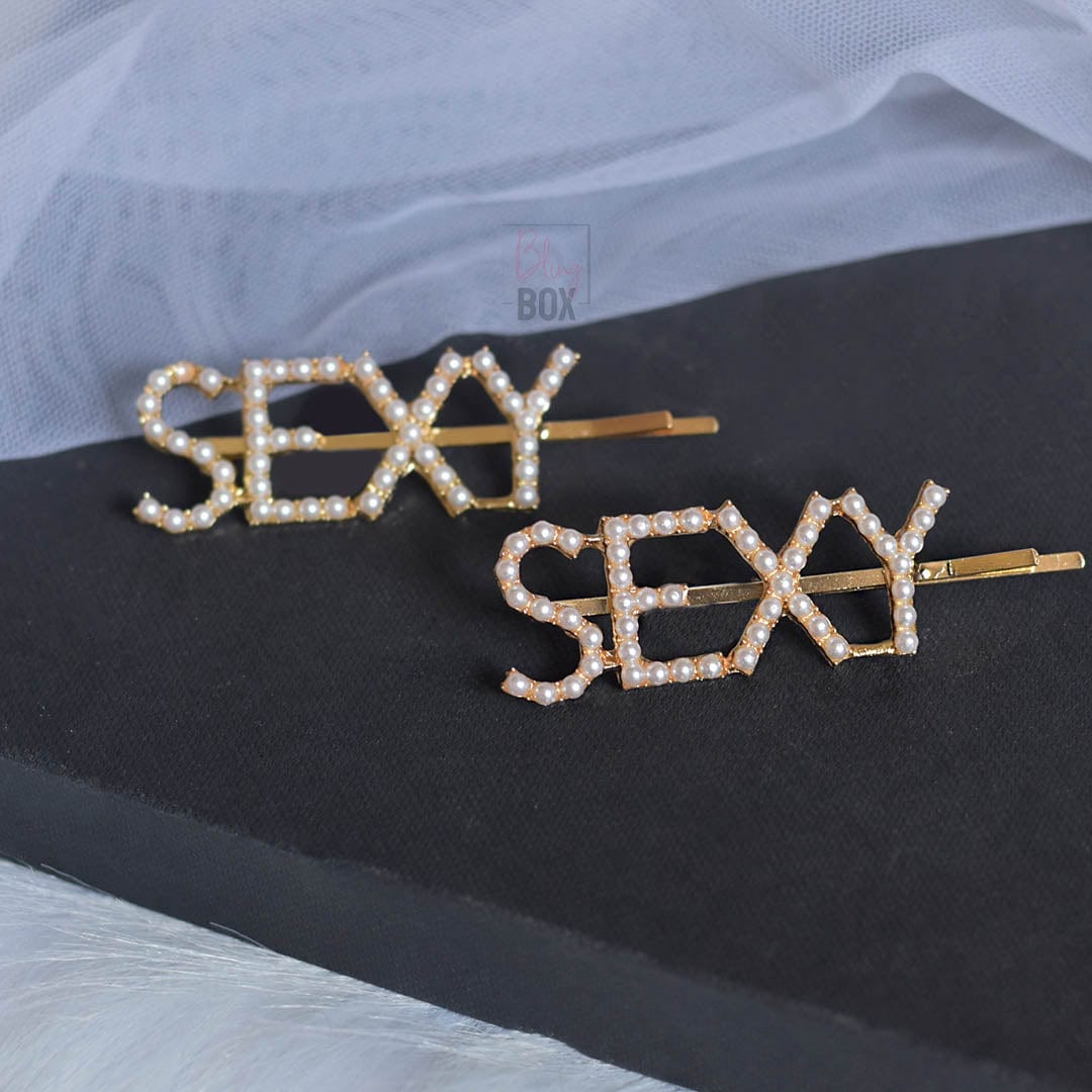 Bling Box Jewellery Pearl Sexy Hair Clip Jewellery