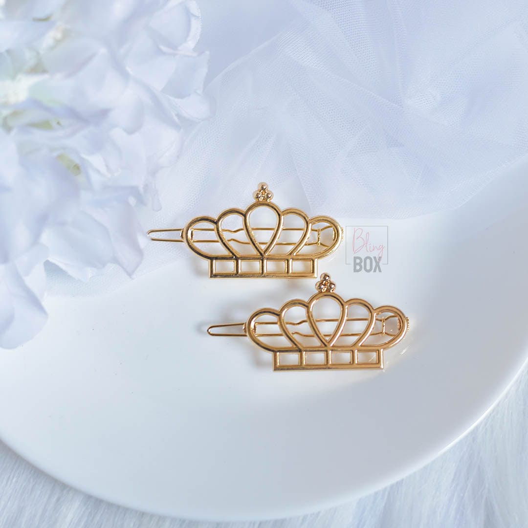 Bling Box Jewellery Princess Crown Hair Clip Jewellery