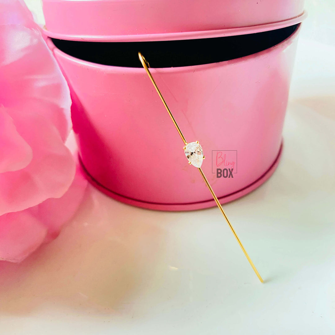 Bling Box Jewellery Rain Drop Ear Cuff Jewellery