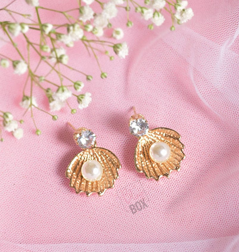 Bling Box Jewellery Shells and Pearls Earrings Jewellery 