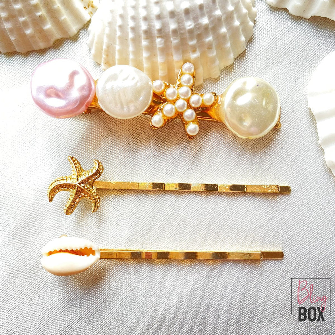 Bling Box Jewellery Starry Beach Hair Clip Set Jewellery