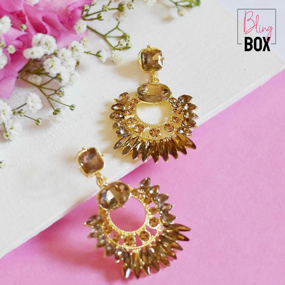 Bling Box Jewellery Statement Crystal Earrings Jewellery 