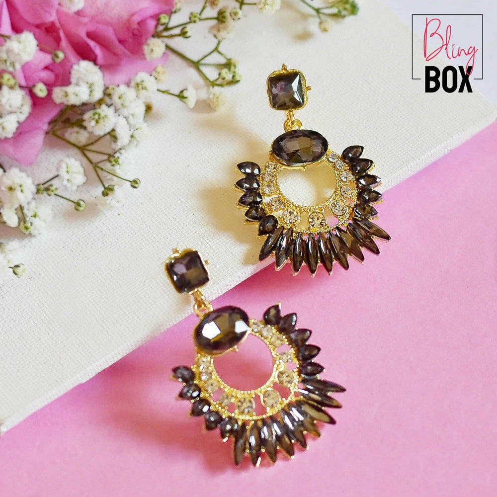 Bling Box Jewellery Statement Crystal Earrings Jewellery 