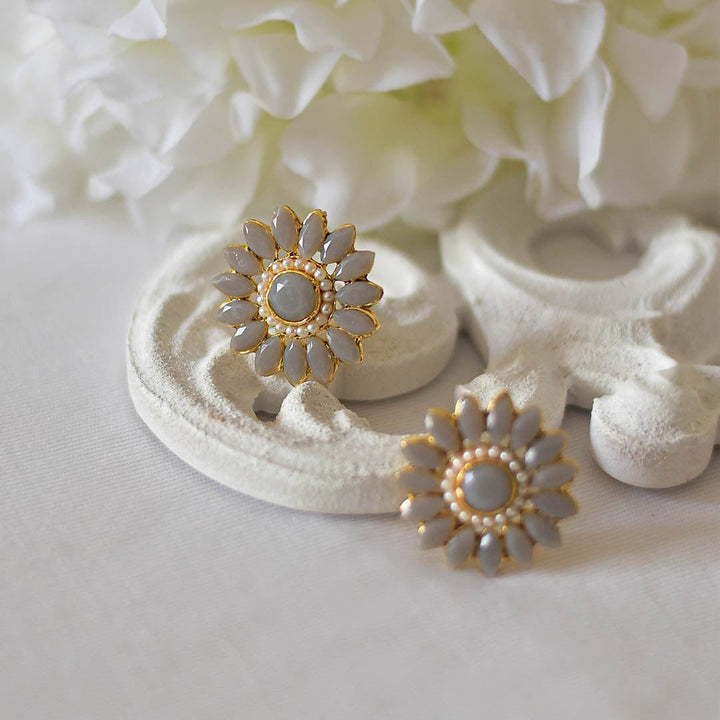 Bling Box Jewellery Statement Floral Studs Jewellery
